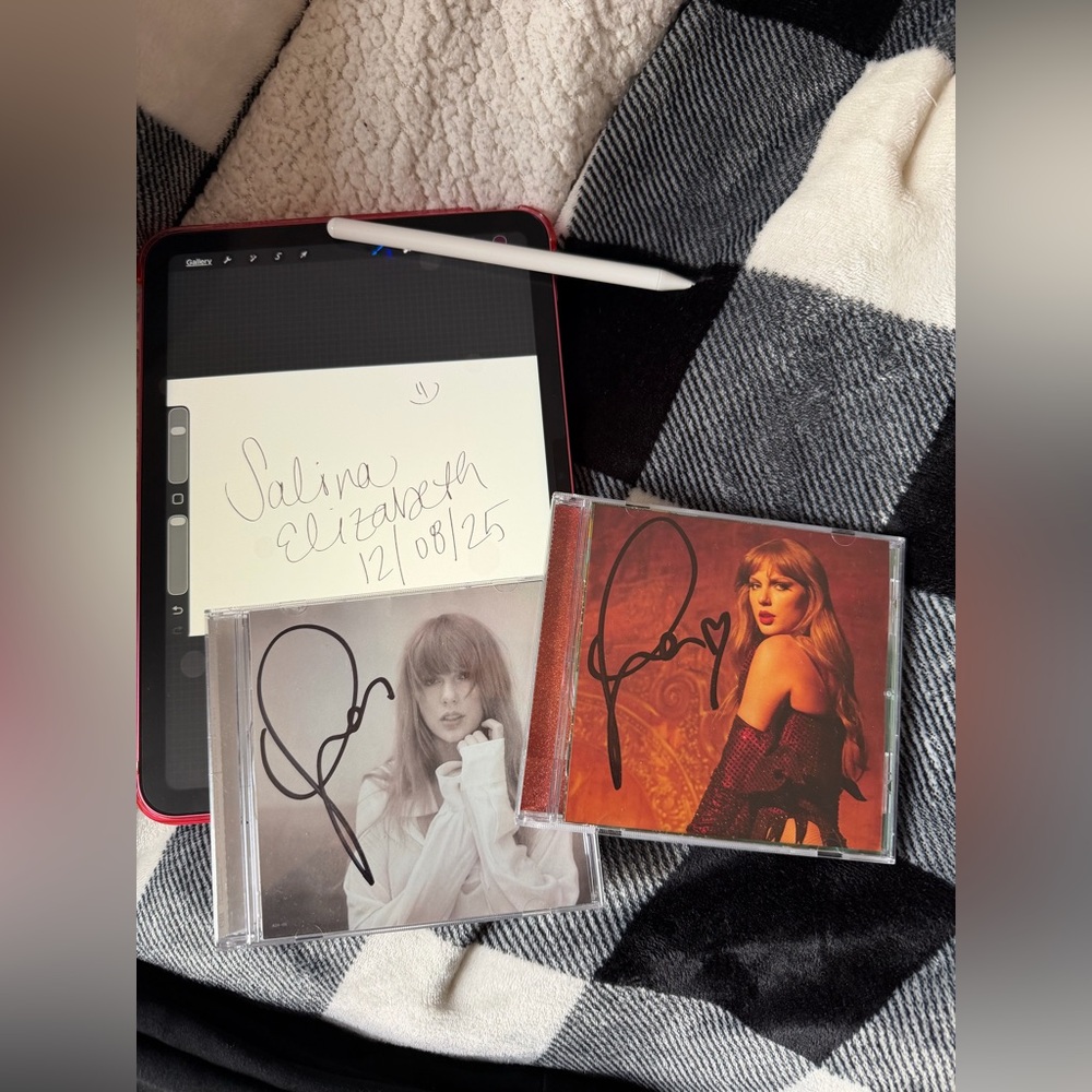 Taylor Swift Autographed CD Set